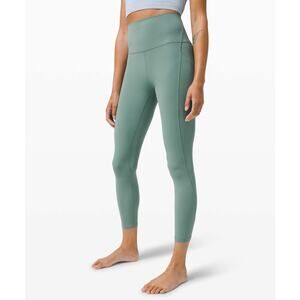 Lululemon Align High Rise Pant Leggings with Pockets 25" Tidewater Teal Green 6